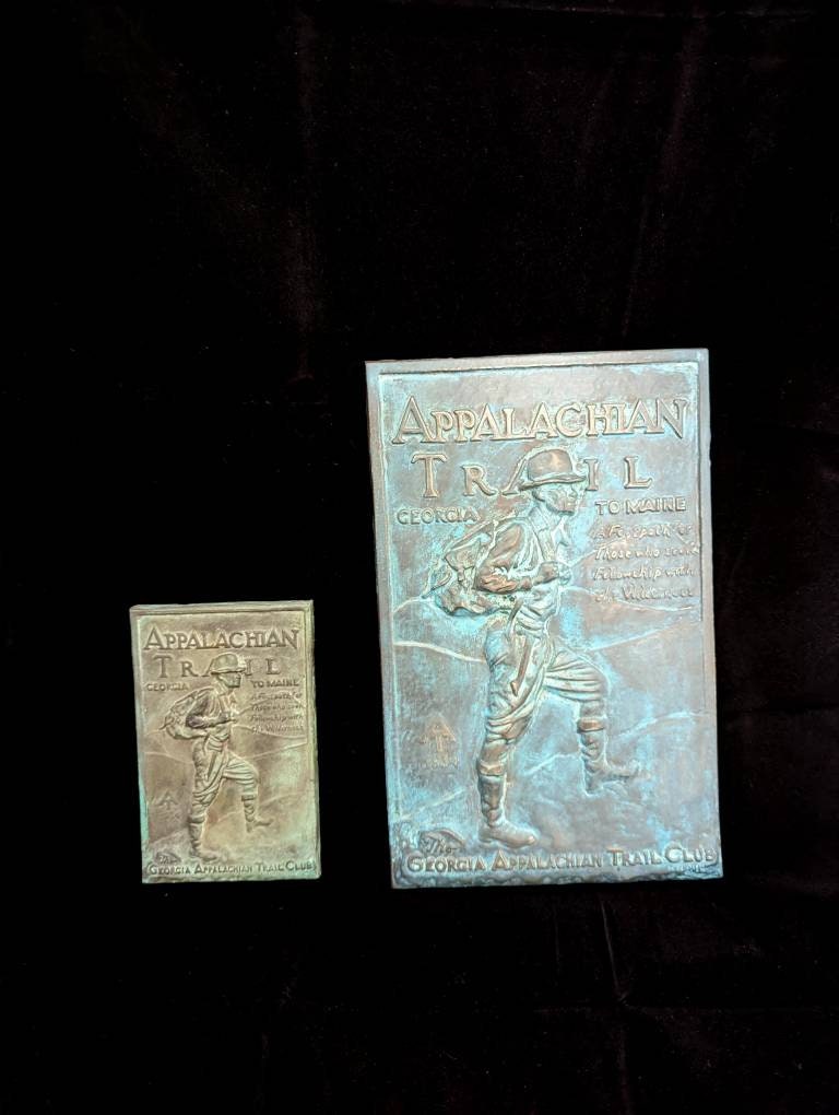 Large Appalachian Trail AT Springer Mountain Summit Terminus Sign Ornament Decoration Georgia Hiking Gift