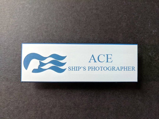 The Love Boat Ashley 'Ace' Covington Evans Name Badge Tag Cosplay Halloween Costume Accessory