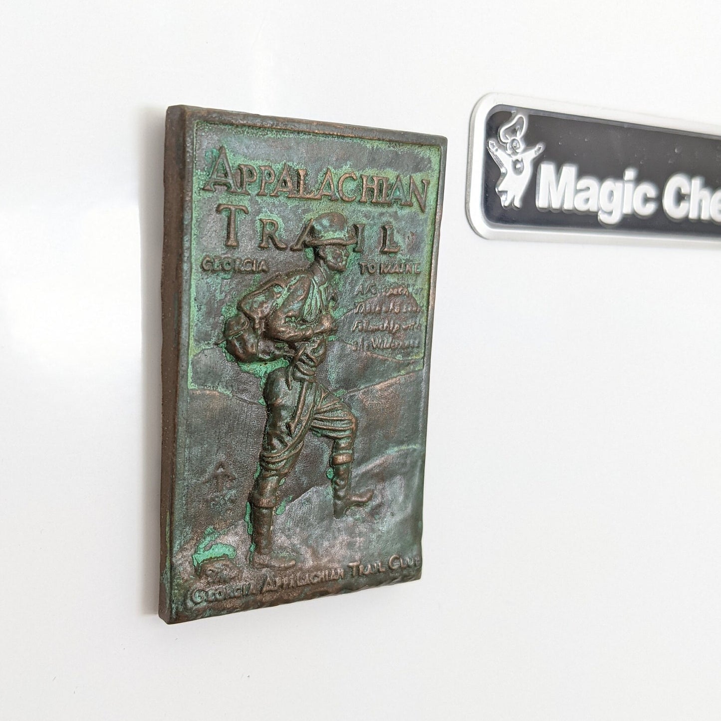 Small Magnet Appalachian Trail AT Springer Mountain Summit Terminus Sign Ornament Decoration Georgia Hiking Gift