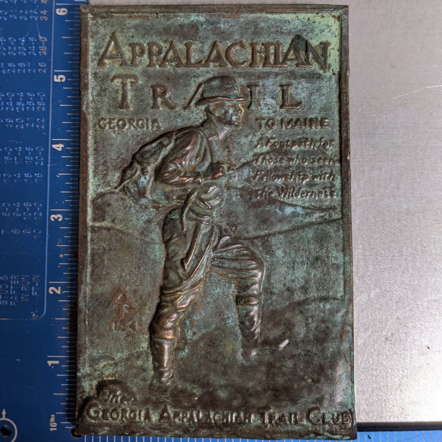 Appalachian Trail AT Springer Mountain Summit Terminus Sign Decoration Georgia Hiking Gift - Large