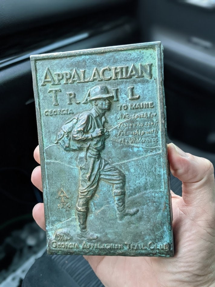 Appalachian Trail AT Springer Mountain Summit Terminus Sign Decoration Georgia Hiking Gift - Large