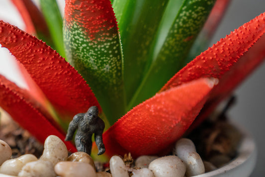 Miniature Bigfoot - Pack of 2 or 10 - Tiny Figurine Sasquatch - Terrarium - House Plant - Mythical Creature - Legend Yeti - Diorama