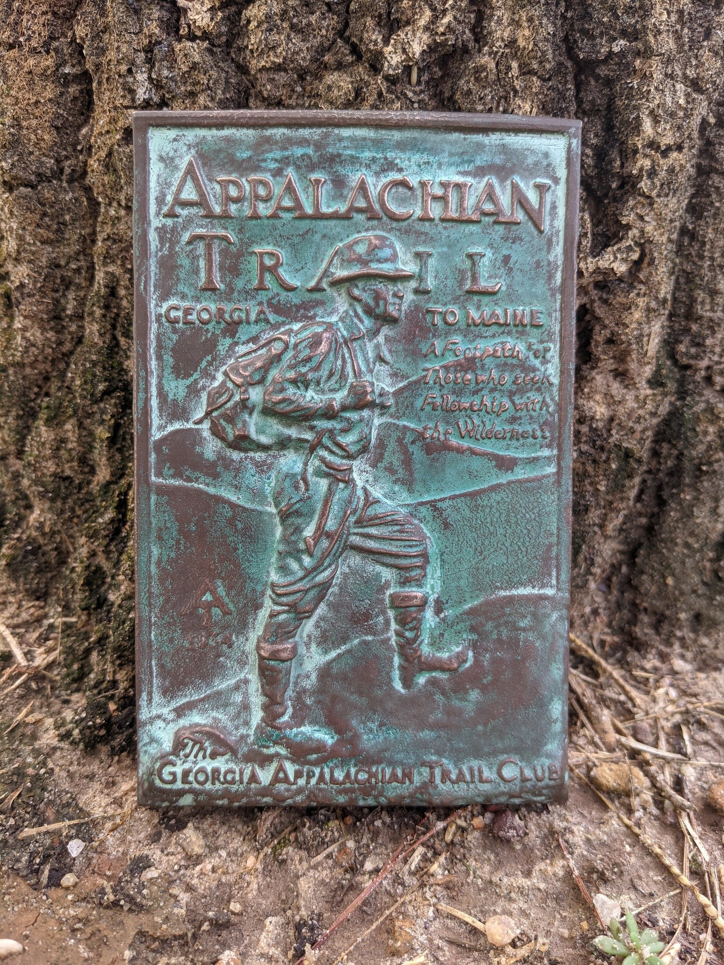 Appalachian Trail AT Springer Mountain Summit Terminus Sign Decoration Georgia Hiking Gift - Large