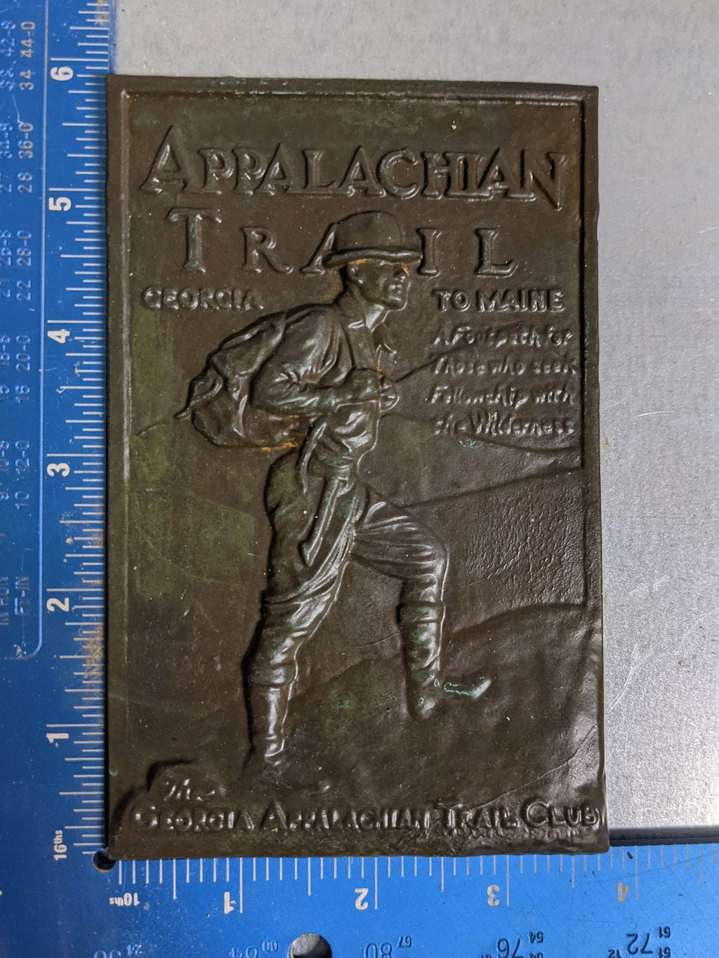 Appalachian Trail AT Springer Mountain Summit Terminus Sign Ornament Decoration Georgia Hiking Gift - Medium