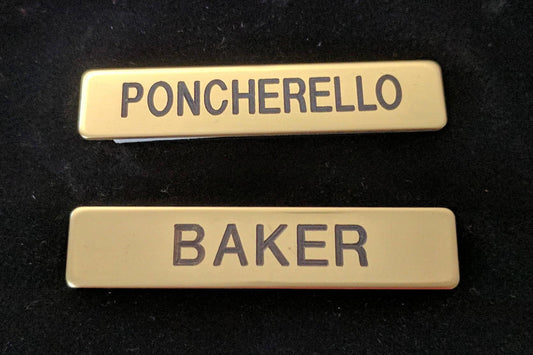 C.H.I.P.S Frank Poncherello or Baker Name Badge - CHIPS Ponch Halloween Cosplay Costume Prop Accessory