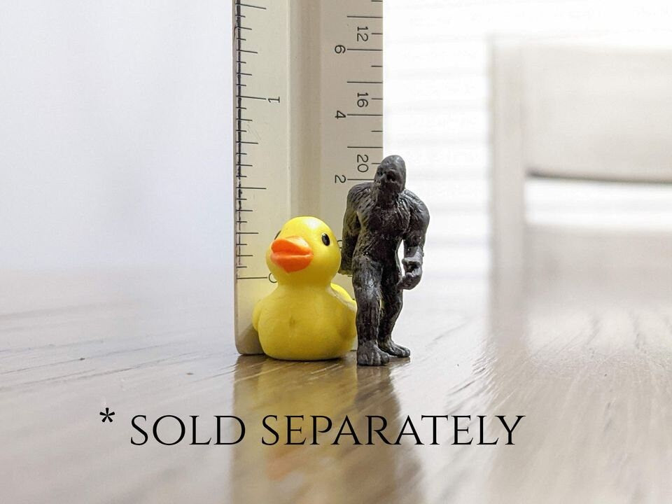 Miniature Rubber Ducks - Pack of 10- Tiny Figurine Duckies- Terrarium - House Plant - Mythical Creature - Legend - Diorama