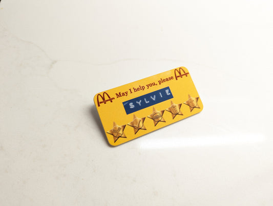 Loki Sylvie McDonalds TVA Costume Halloween Name Badge - Disney Thor Series Custom Personalized