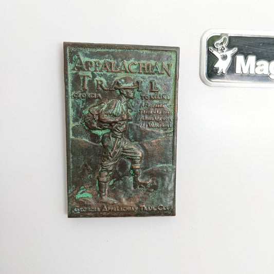 Small Magnet Appalachian Trail AT Springer Mountain Summit Terminus Sign Ornament Decoration Georgia Hiking Gift