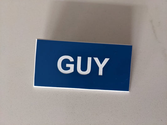 Free Guy Ryan Reynolds Name Badge Tag Cosplay Halloween Costume Accessory Deadpool Free City NPC Buddy Dude