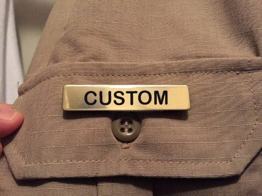 Customized Police Sheriff Name Badge - Cosplay Halloween Costume Custom