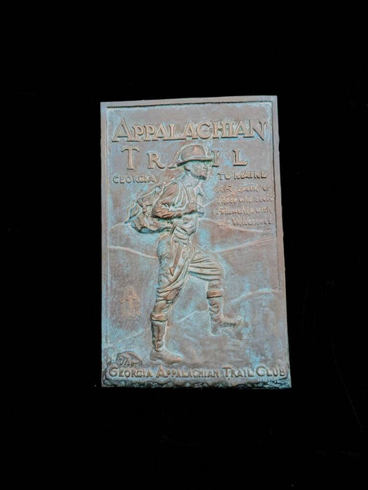 Large Appalachian Trail AT Springer Mountain Summit Terminus Sign Ornament Decoration Georgia Hiking Gift
