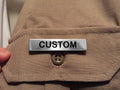 Customized Silver Police Sheriff Name Badge - Cosplay Halloween Costume  Custom