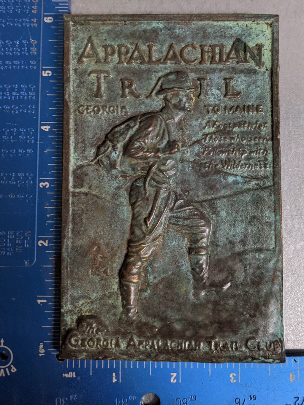 Appalachian Trail AT Springer Mountain Summit Terminus Sign Ornament Decoration Georgia Hiking Gift - Medium