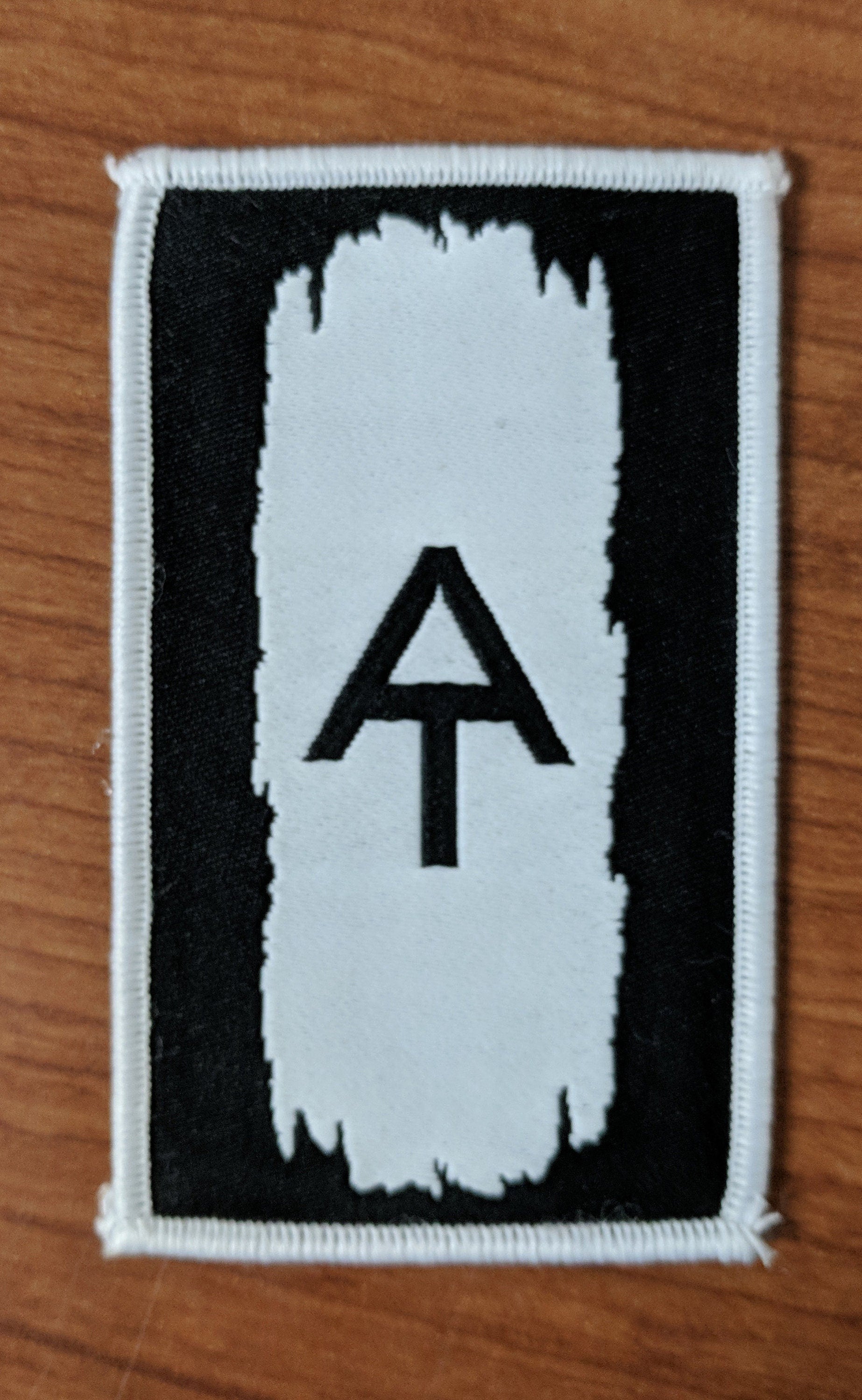 Appalachian Trail AT Hike Patch Iron or Sew On Souvenir Patch  White Blaze - 2" x 3.5"