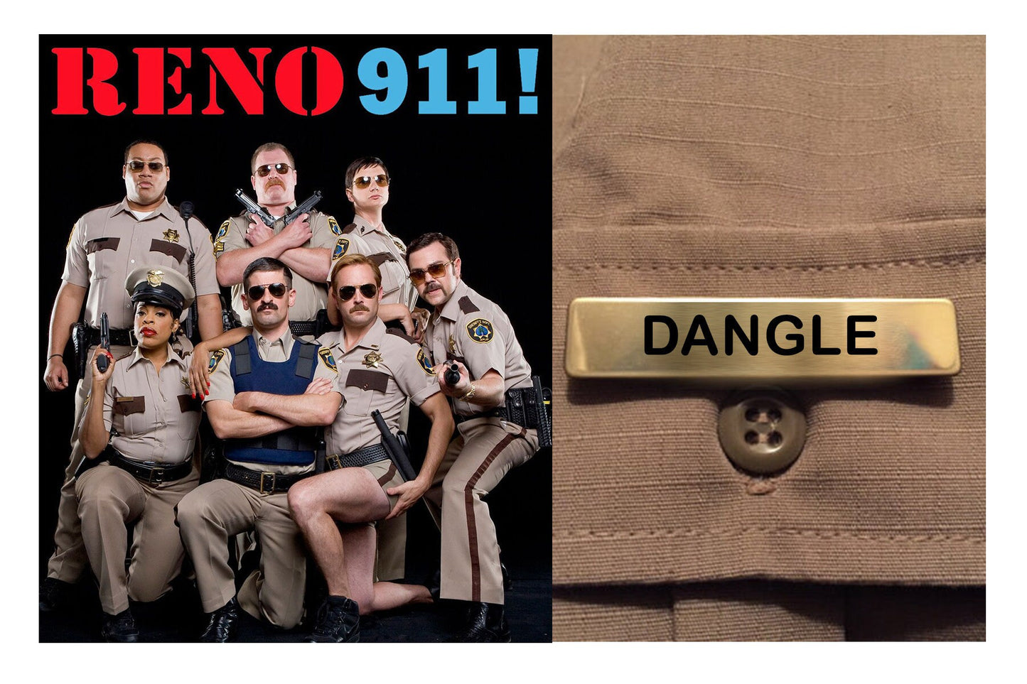RENO 911 Sheriff Deputy Name Badge - Halloween / Cosplay Costume