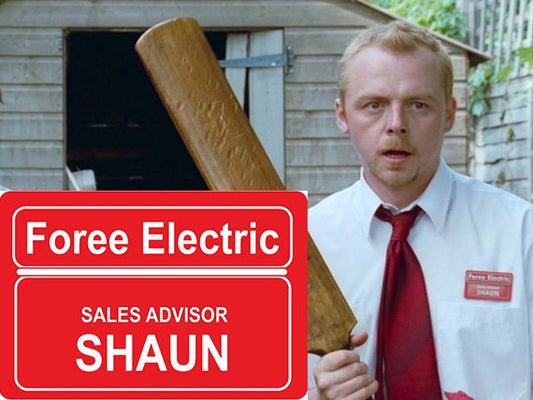 Shaun of the Dead Foree Electric Name Badge for Cosplay, Halloween, Comicon