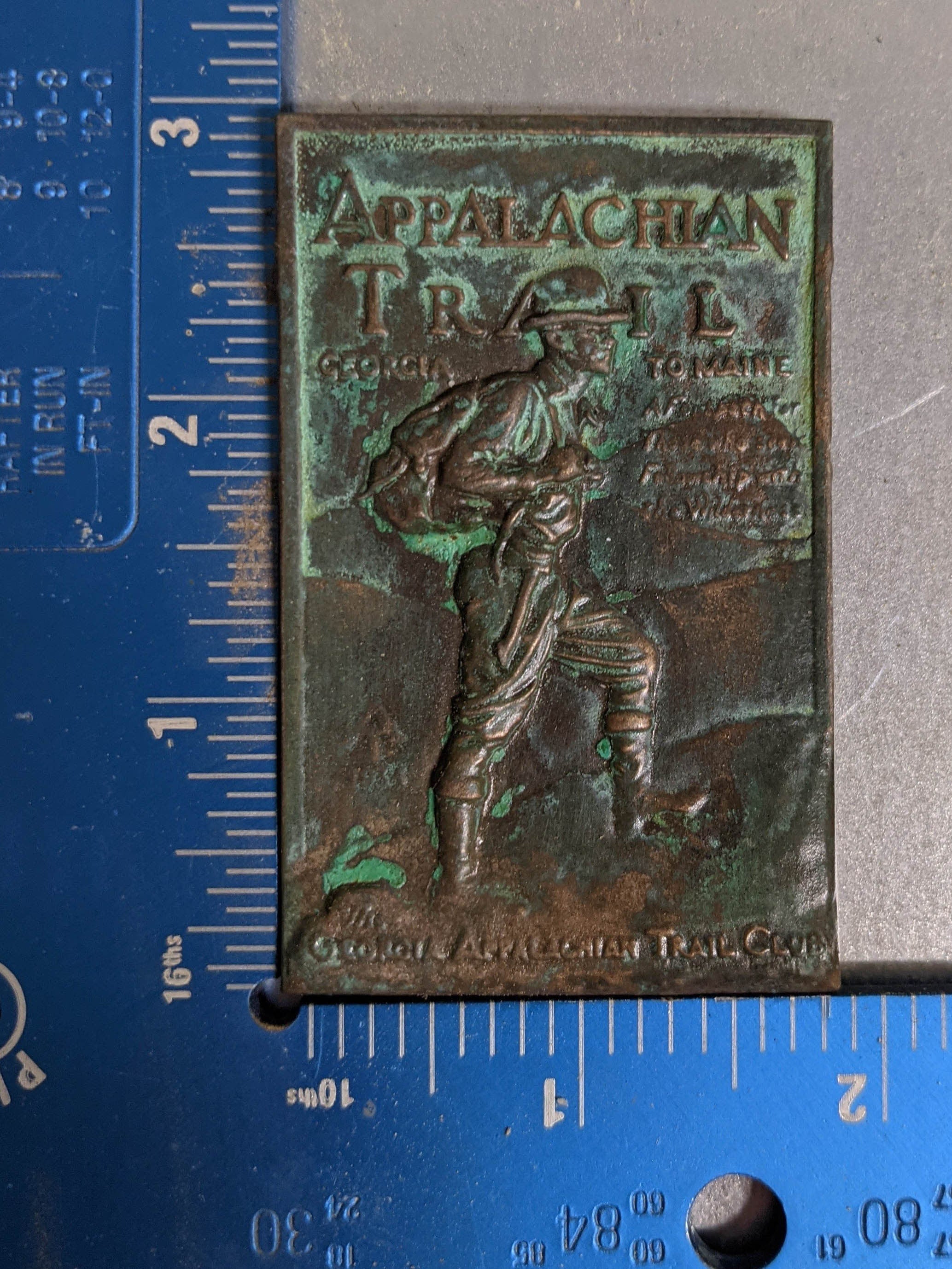Small Magnet Appalachian Trail AT Springer Mountain Summit Terminus Sign Hiking Gift