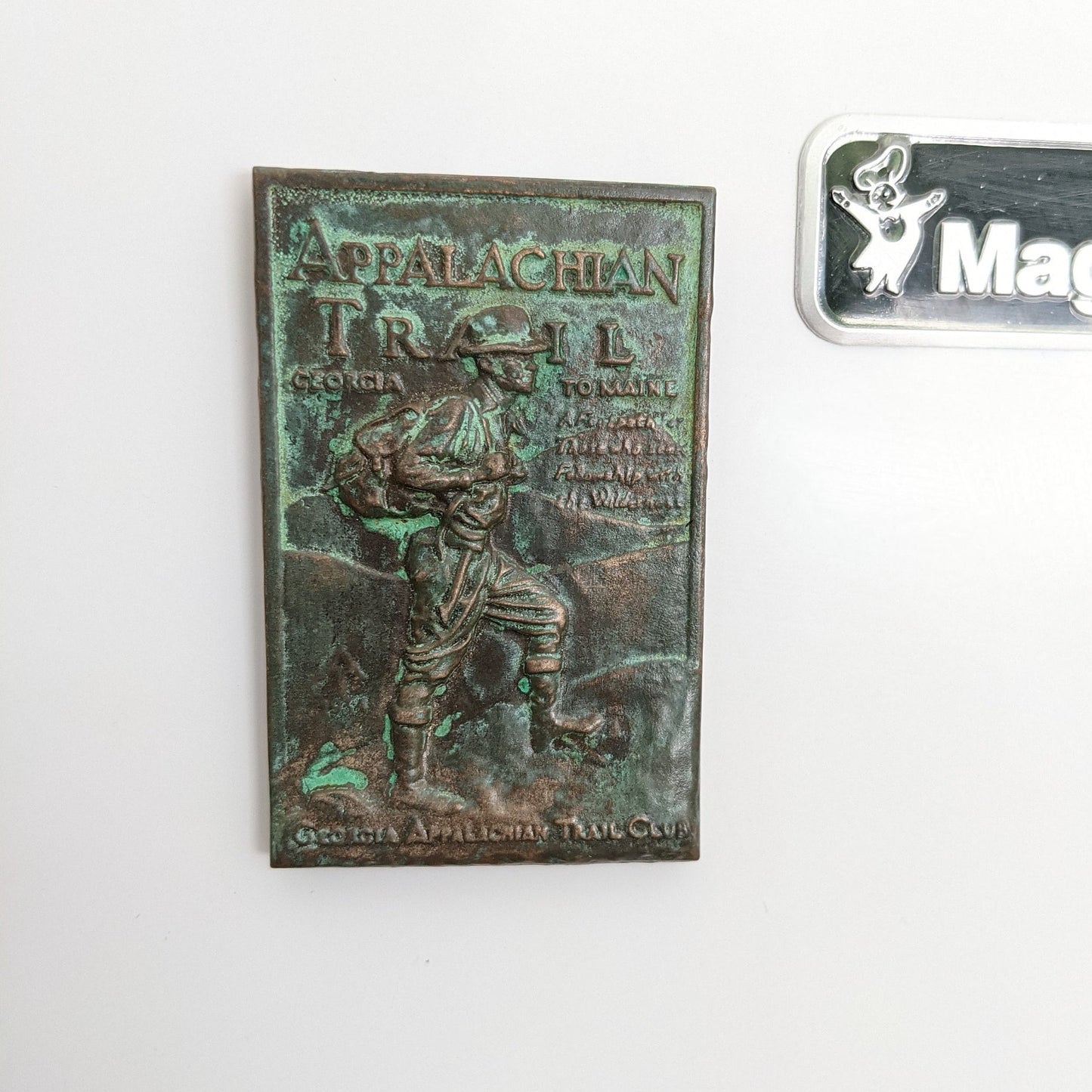 Small Magnet Appalachian Trail AT Springer Mountain Summit Terminus Sign Ornament Decoration Georgia Hiking Gift