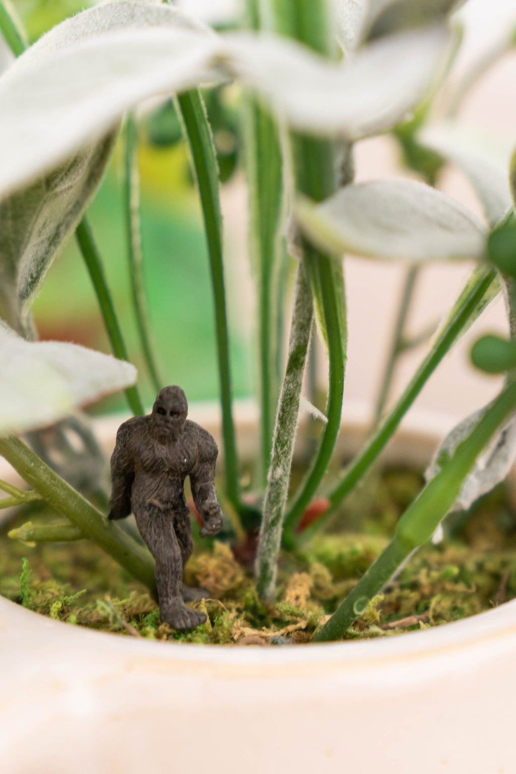 Miniature Bigfoot - Pack of 2 or 10 - Tiny Figurine Sasquatch - Terrarium - House Plant - Mythical Creature - Legend Yeti - Diorama